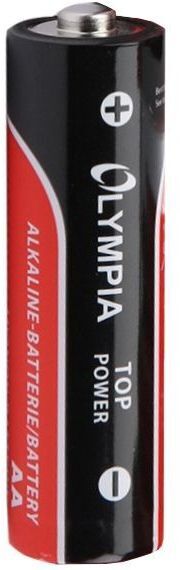 Батарейка AA /LR06, 1.5V, Лужна, Olympia, Alkaline, (BOX 24 шт.) фото1