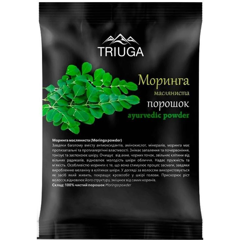 Аюрведический порошок Triuga Моринга 50 г фото1