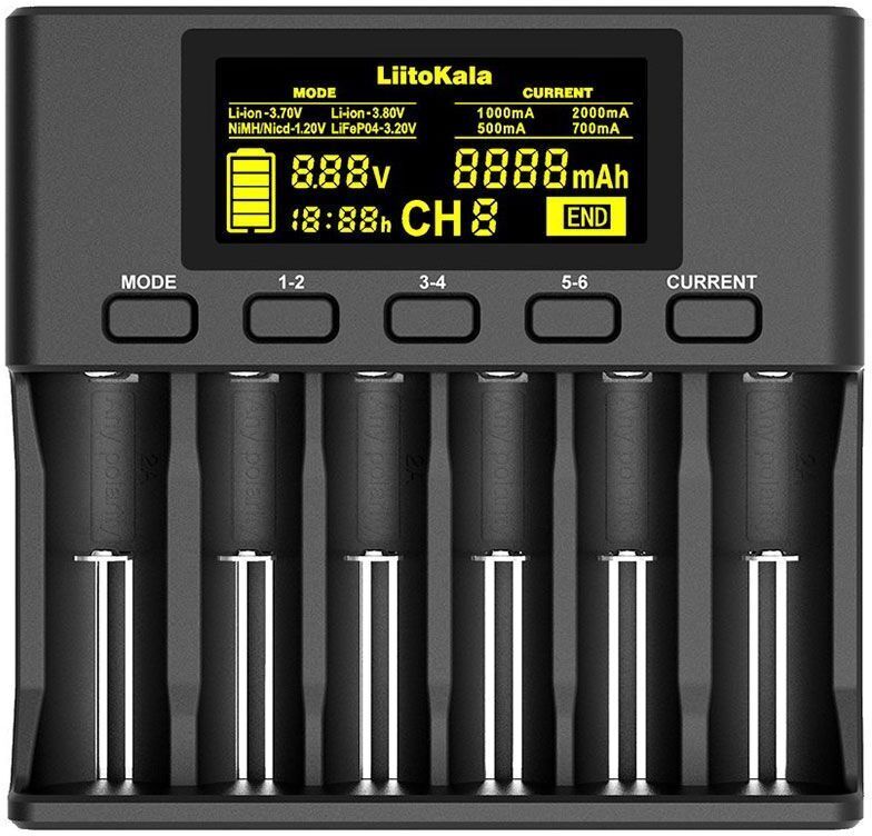 Зарядний пристрій LiitoKala Lii-S6+CAR charger фото1
