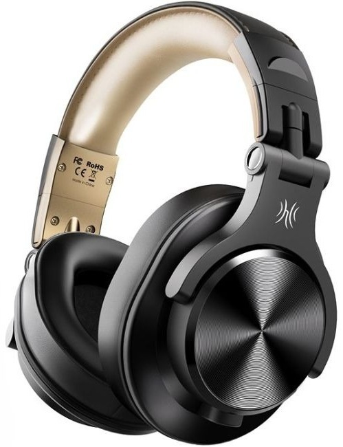 Гарнітура OneOdio Fusion A70, Bluetooth+3,5мм/6,35мм, Black Gold (A70 Black Gold) фото1