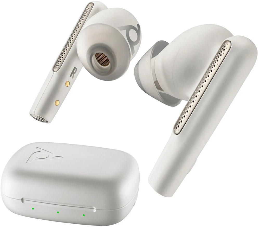 Навушники з мікрофоном Poly TWS Voyager Free 60 Earbuds + BT700C + BCHC White фото1