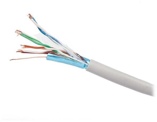 Кабель сетевой Kingda UTP 305м, cat 5e, CCA, 4 pairs, 24AWG, PVC, grey (KDUT8001-CCA) фото1
