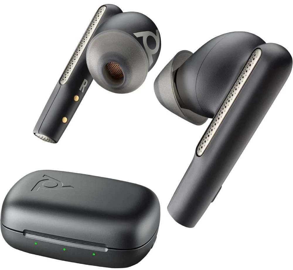 Навушники з мікрофоном Poly TWS Voyager Free 60 Earbuds + BT700A + BCHC Black фото1
