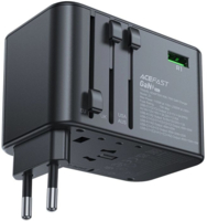 Зарядное устройство Acefast 5xUSB 75W (3xUSB-C + 2xUSB-A) Gan Z1 Fast Charger Black (6974316282495)