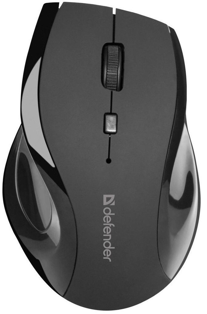 Мышь беспроводная Defender Accura MM-295 6 кн. до 1600 dpi черная (52295) фото1