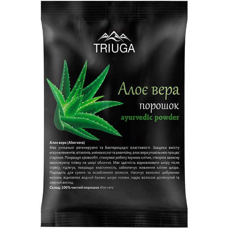 Аюрведический порошок Triuga Алое вера 50 г фото1