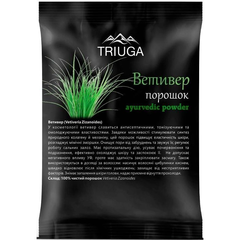 Аюрведический порошок Triuga Ветивер 50 г фото1