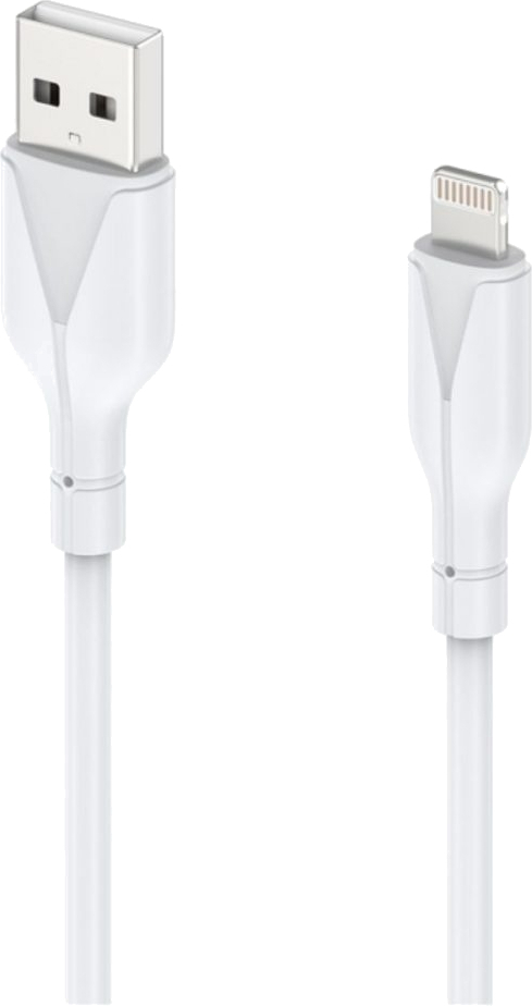 Дата кабель Choetech USB 2.0 AM to Lightning 1.0m 2.4A white (XAL-0003-WH-V2) фото1