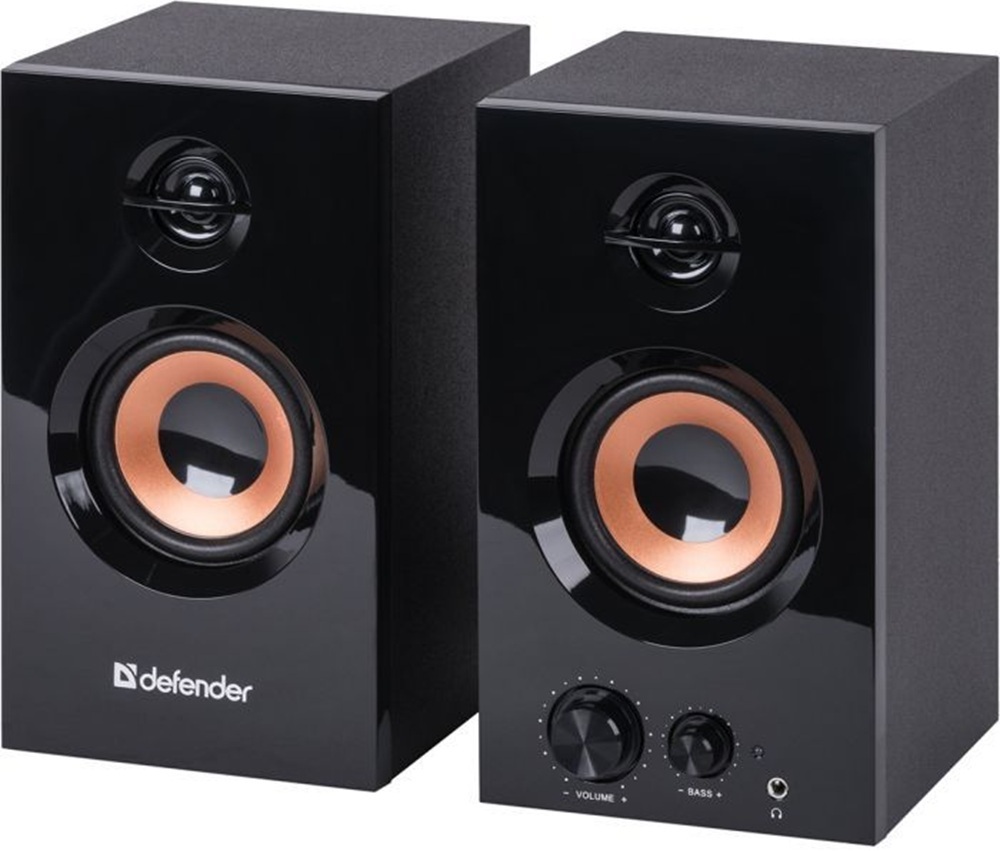 Акустика 2.0 Defender Aurora S20, 20Вт (RMS) MDF черная фото1