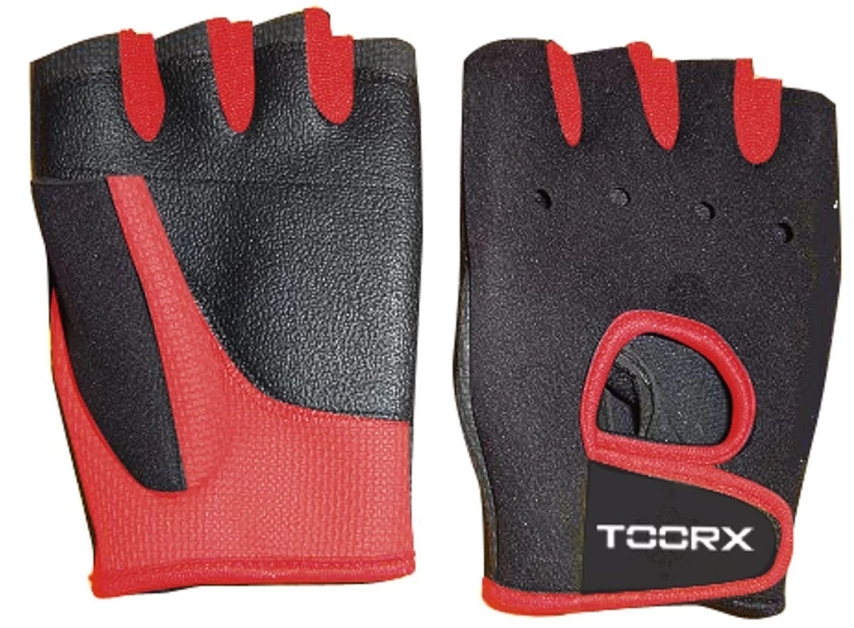 Перчатки для фитнеса Toorx Neoprene L Nero/Rosso (AHF-041) фото1