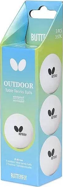 Мячи для настольного тенниса Butterfly Outdoor Balls 3 шт (7012450140) фото1