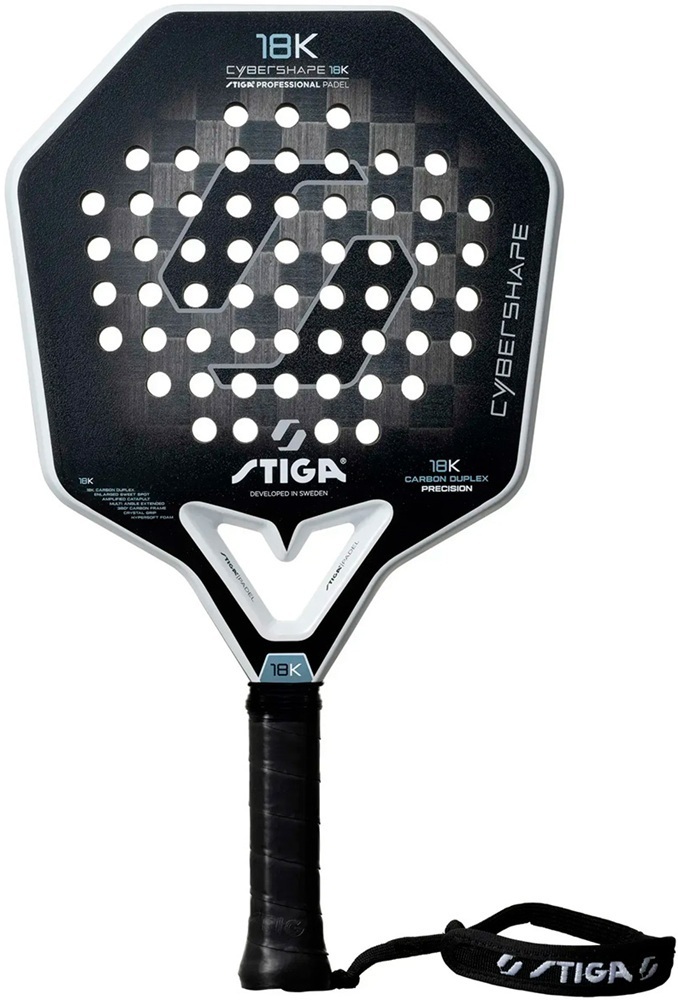 Ракетка для падел тенниса Stiga Racket 18K Cybershape (2202-1701-03) фото1