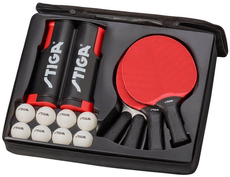 Набор для настольного тенниса Stiga Seasons Anywhere 4 Bats&8 Balls&Net (1230-0122-01) фото1