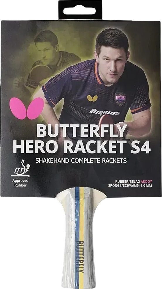 Ракетка для настольного тенниса Butterfly HERO Racket S4 Kristian Karlsson (6251740002) фото1