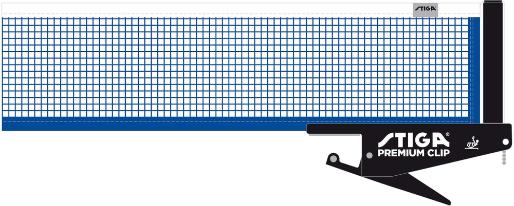 Сетка для настольного тенниса Stiga Premium Clip ITTF (639000) фото1