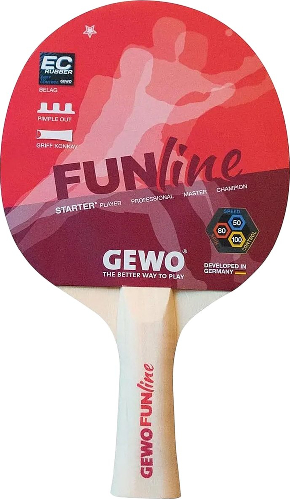 Ракетка для настольного тенниса Gewo Bat Fun-Starter FL (96990000) фото1