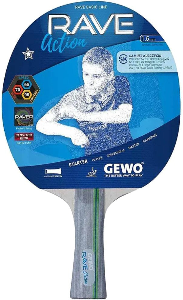 Ракетка для настольного тенниса Gewo Rave Action FL (860000001) фото1