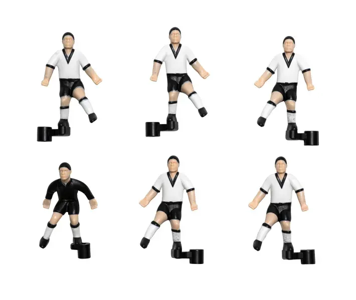Комплект запасних гравців для настільного футболу Stiga Team White/Black (7113-2043-21) фото1