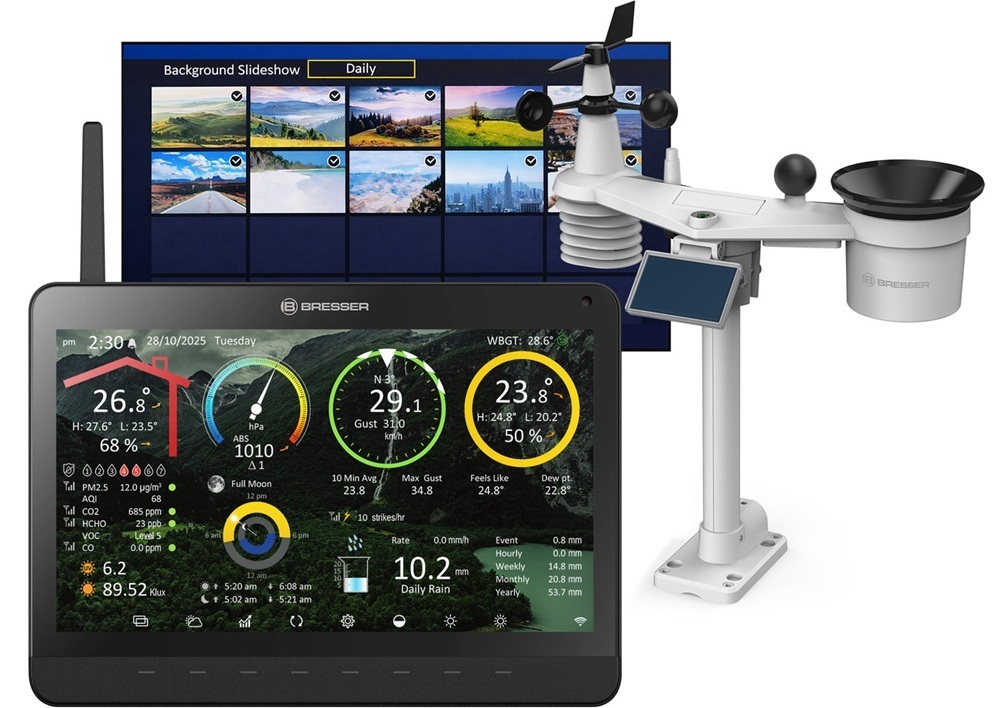 Метеостанция Bresser MeteoChamp 9-in-1 Wi-Fi Photo Frame (15196) фото1