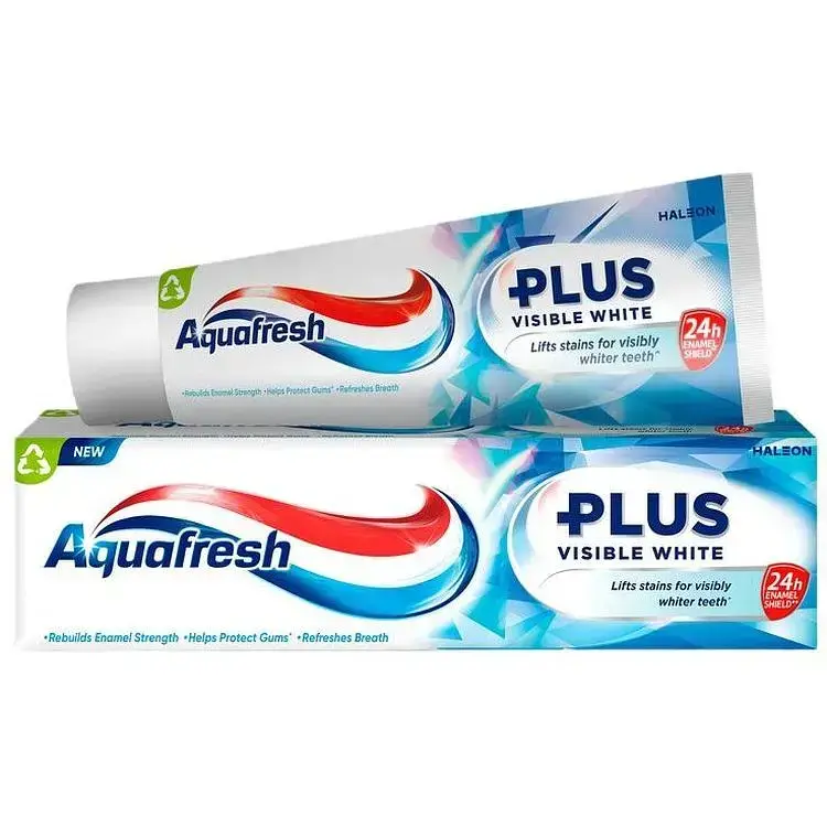 Зубная паста Aquafresh плюс видимый эффект 75 мл фото1