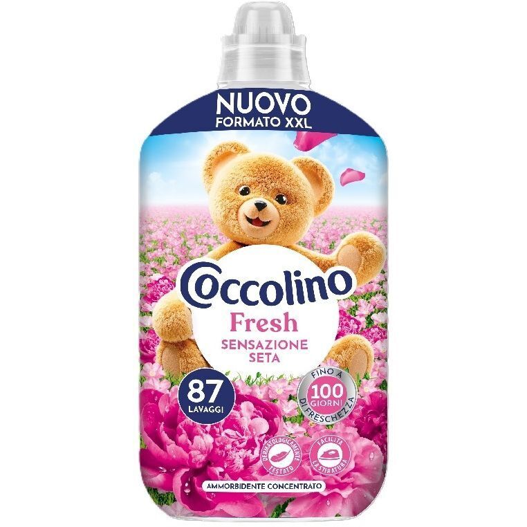Кондиционер для белья Coccolino Fresh Чувство шелка 1827 мл 87 циклов стирки фото1