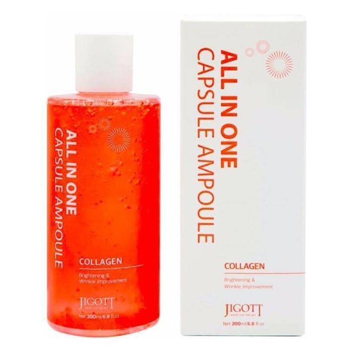 Капсульная сыворотка с коллагеном Jigott All-In-One Collagen Capsule Ampoule, 200 мл фото1