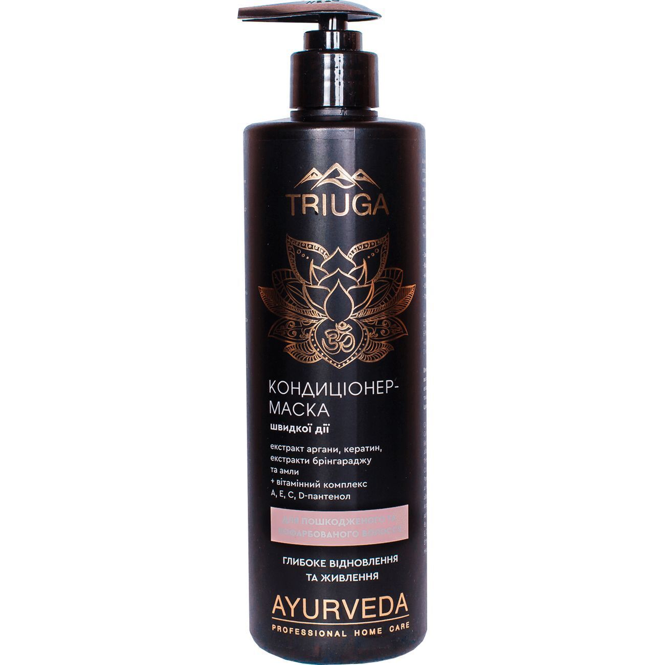 Кондиціонер-маска для волосся Triuga Ayurveda Глибоке відновлення і живлення 500 мл фото1