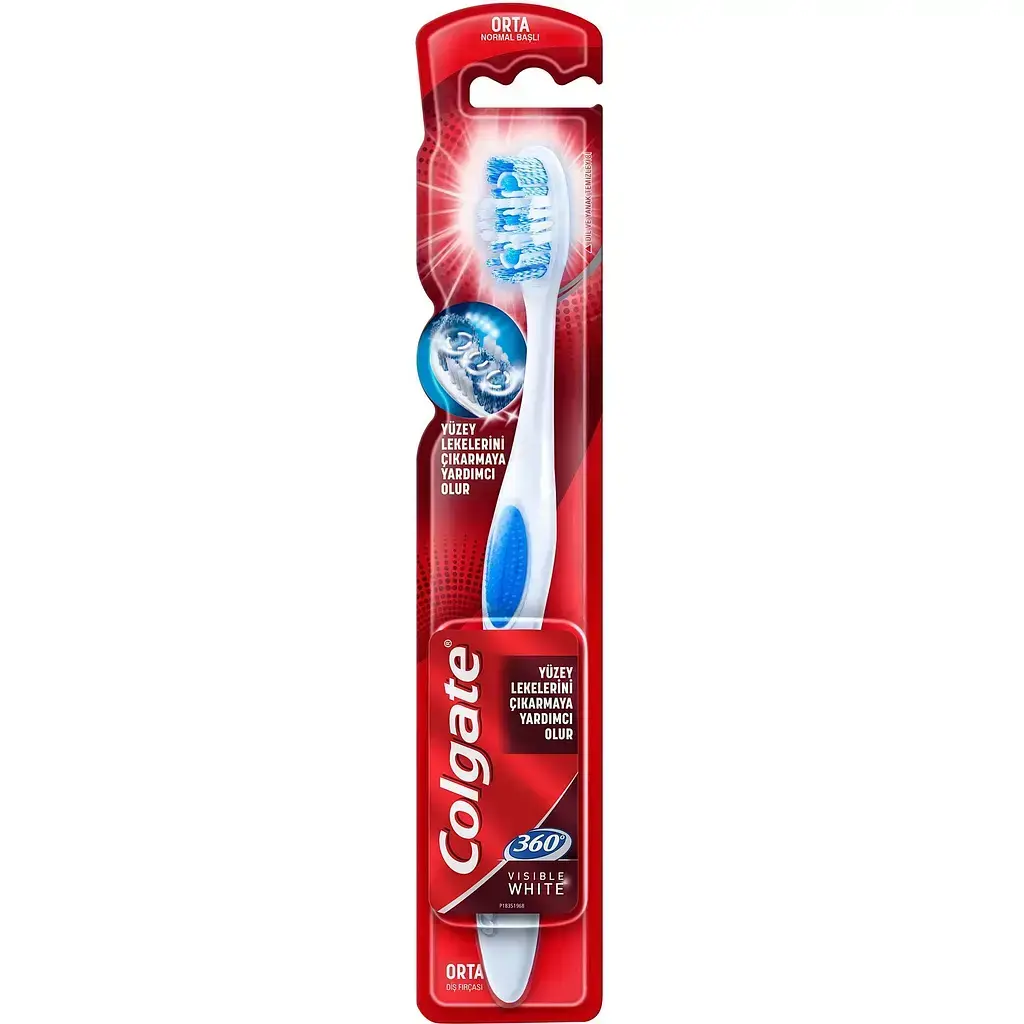 Зубна щітка Colgate 360 Optic White синя фото1