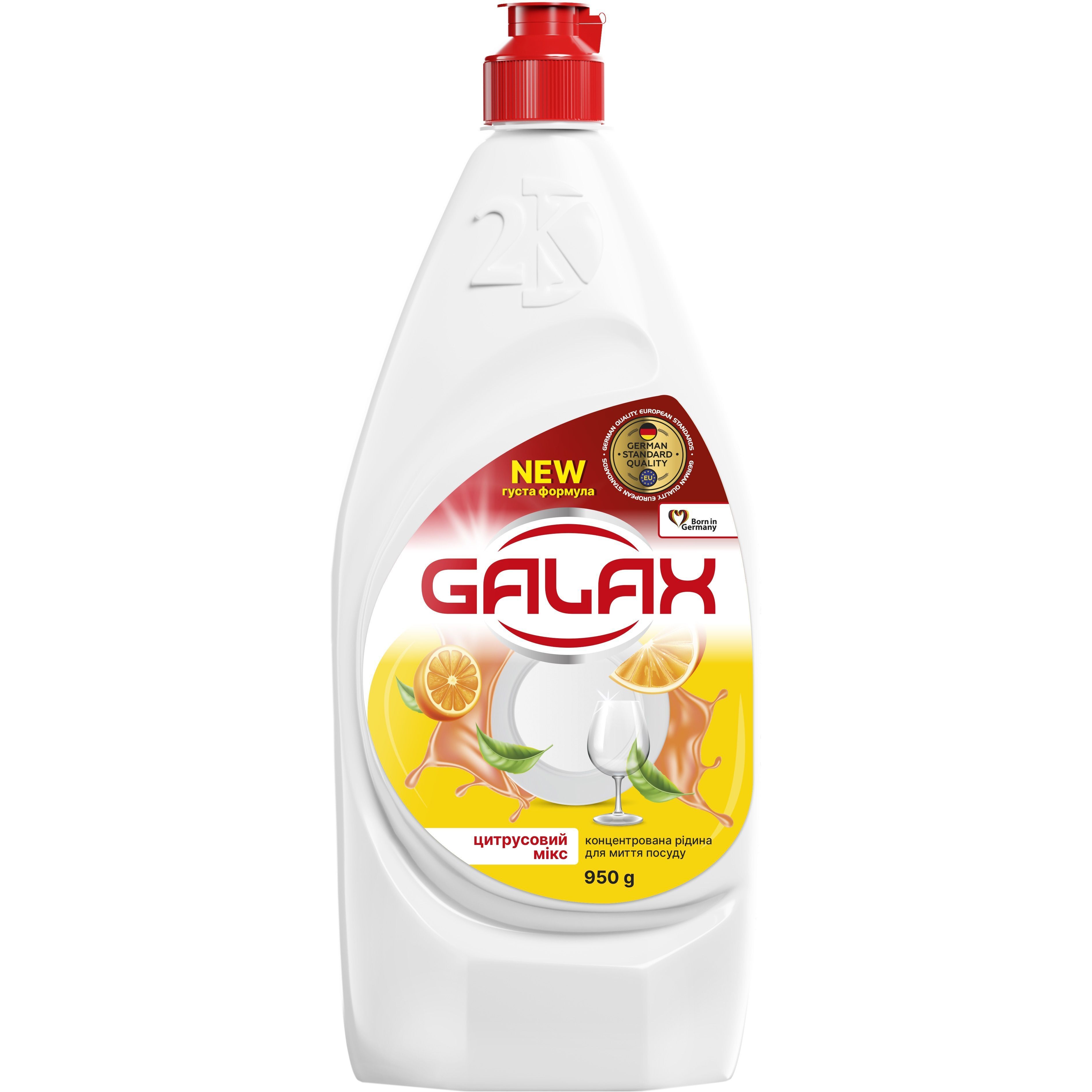 Жидкость для мытья посуды Galax Цитрусовый микс концентрированная 950 г фото1