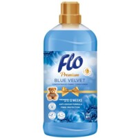 Концентрированный кондиционер для белья Flo Premium Blue Velvet 1.8 л