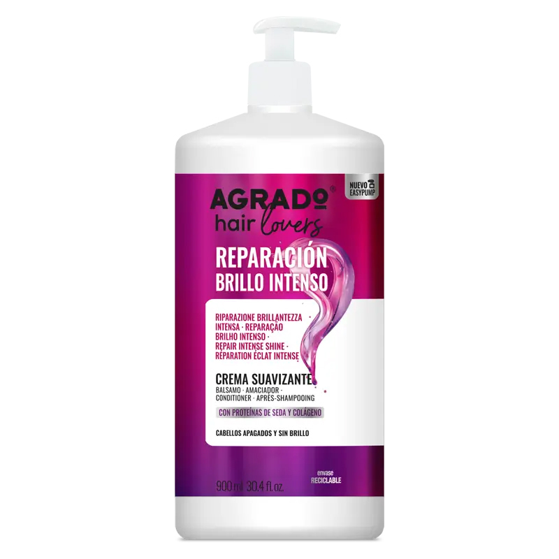 Кондиционер Agrado Hair Loves Brillo Intenso Conditioner интенсивное восстановление и сверкание 900 мл фото1