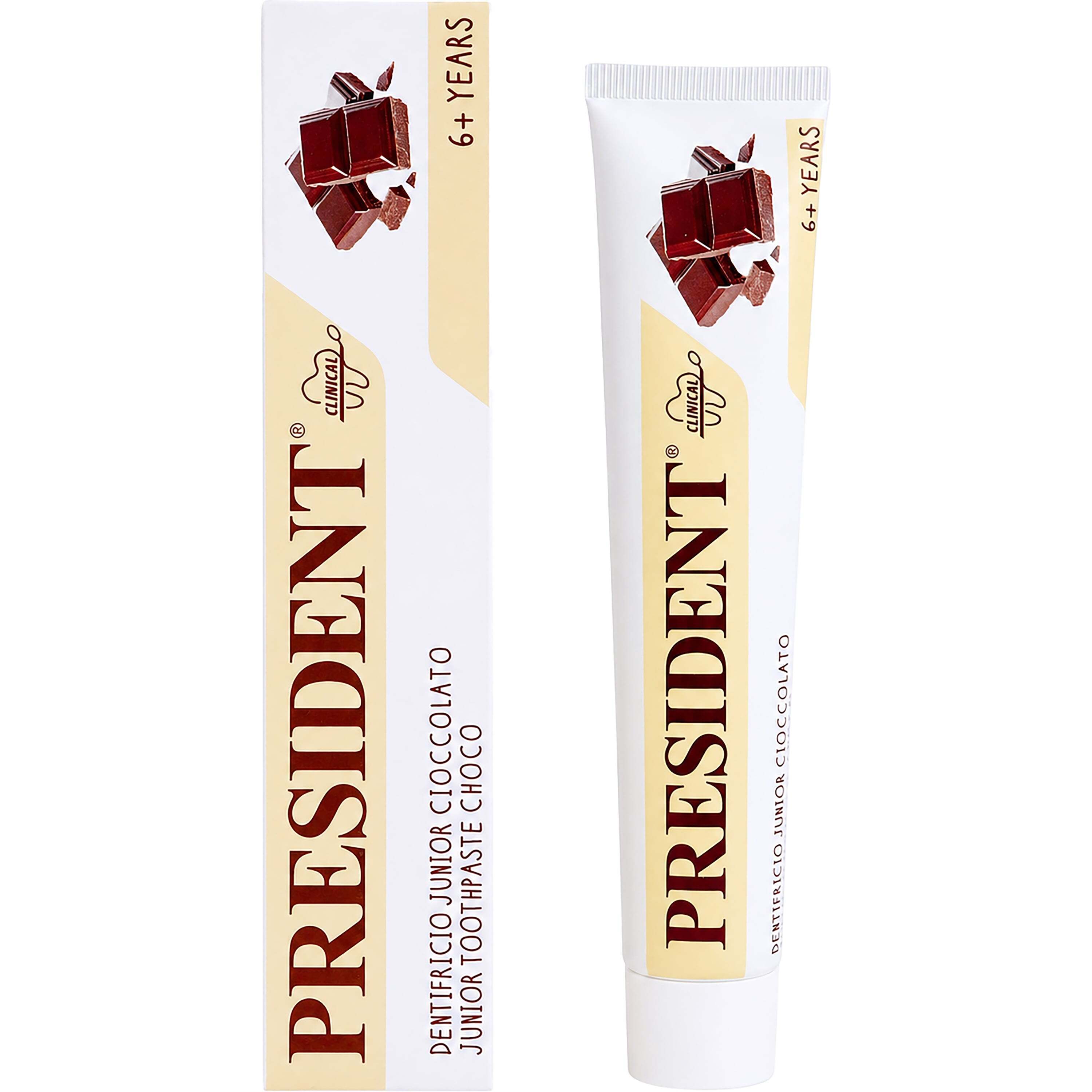 Зубна паста President Junior Toothpaste Choco 6+ years 50 мл фото1