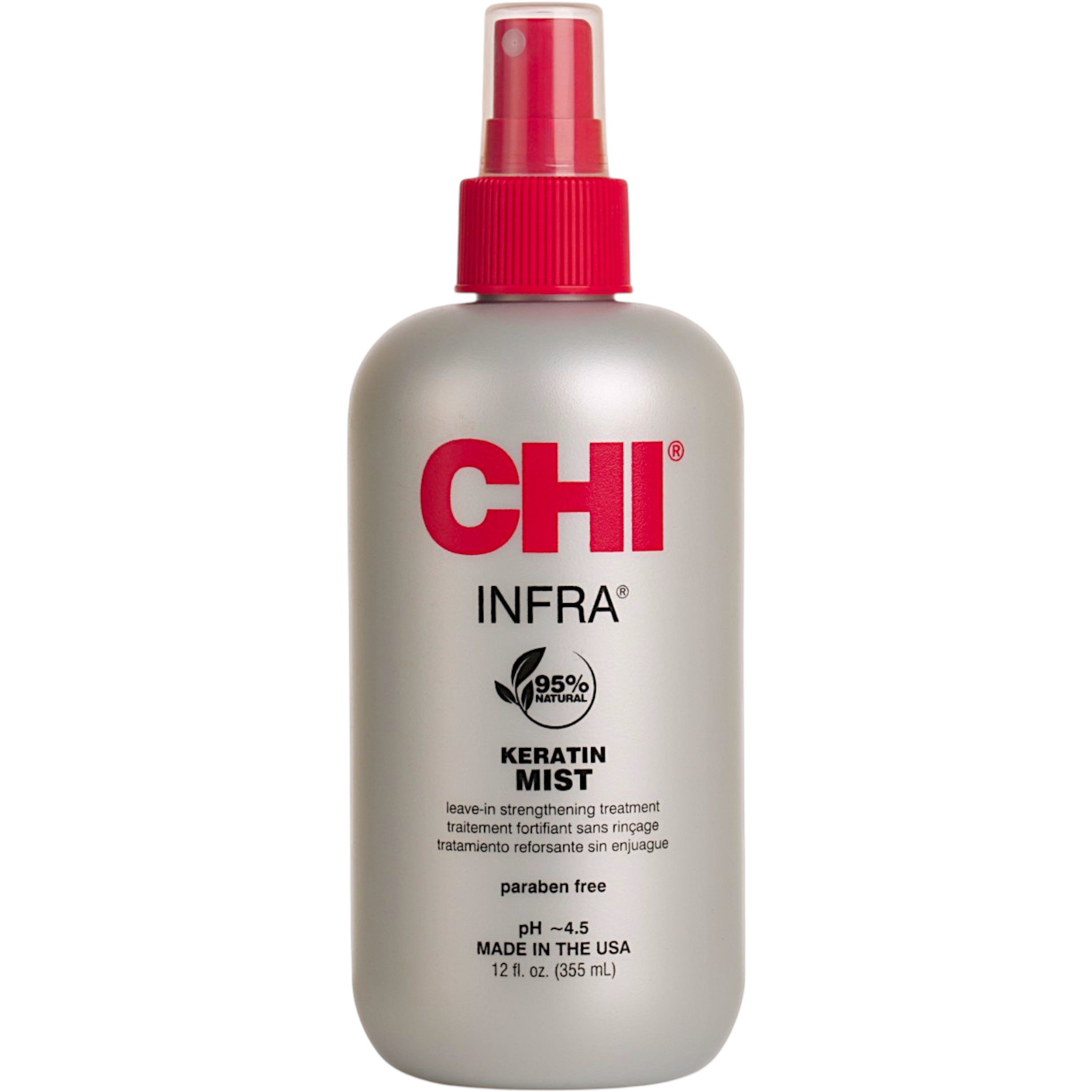 Кондиционер несмываемый укрепляющий для волос Keratin Mist Infra CHI 355 мл фото1