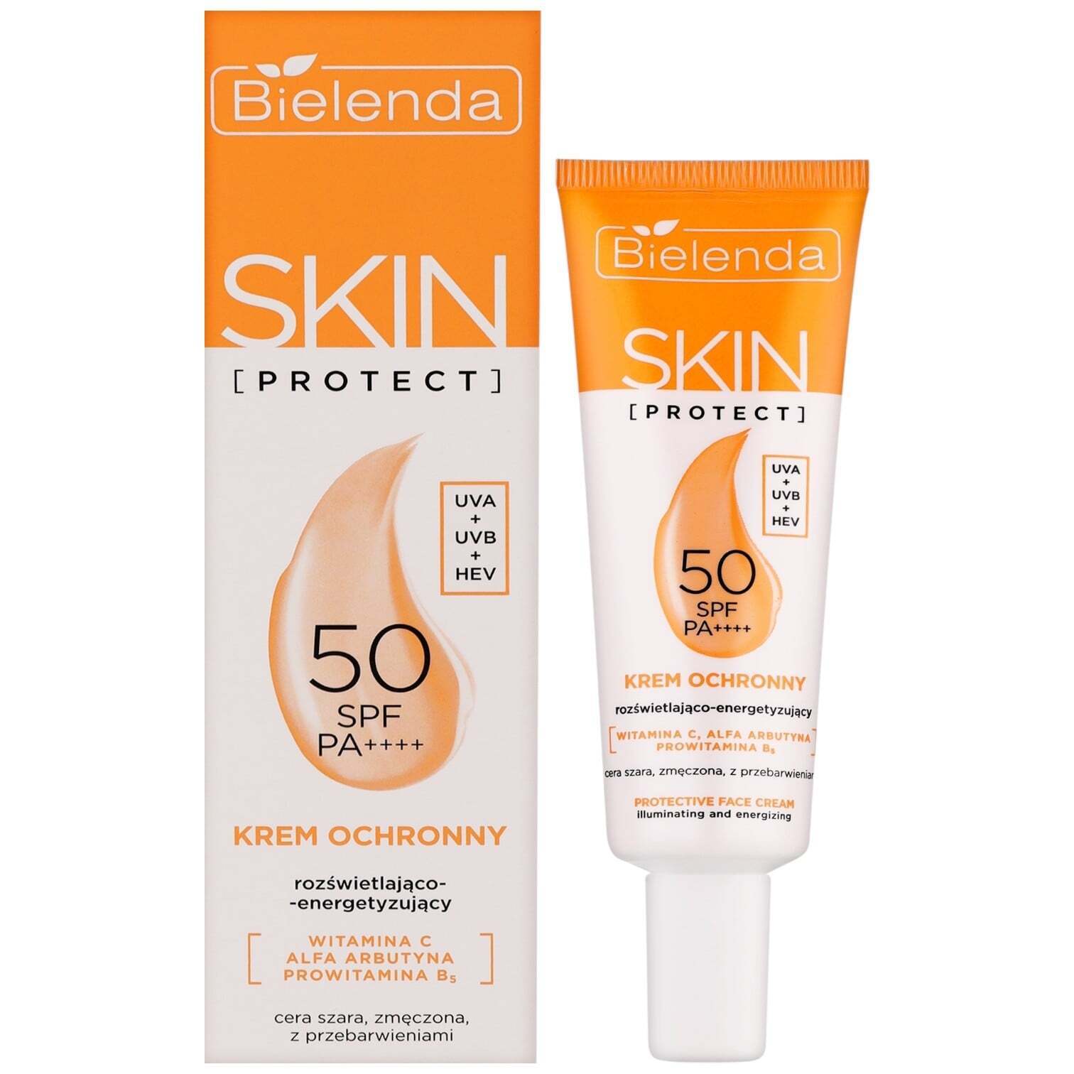Крем Bielenda Skin Protect SPF 50 тонизирующий 40 мл фото1