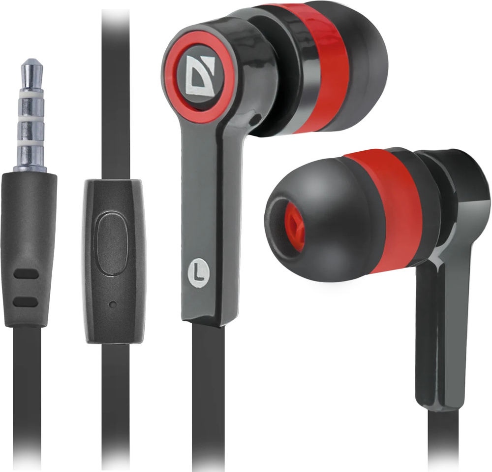 Наушники Defender Pulse 420 Red (63424) фото1