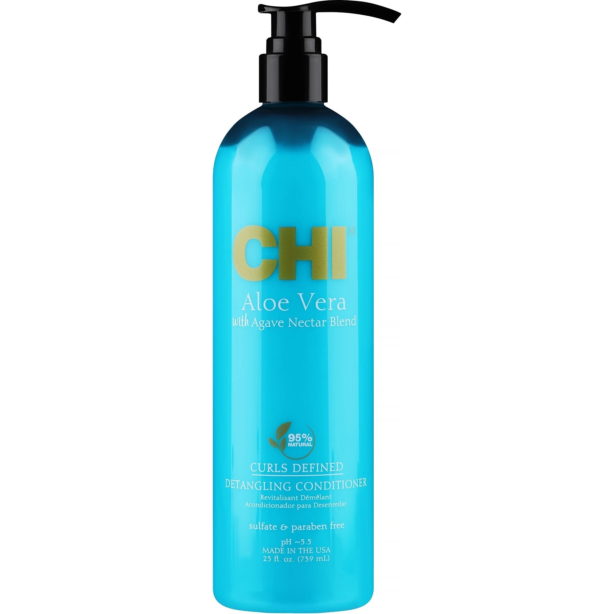 Кондиционер для вьющихся волос с алоэ вера Aloe Vera CHI 739 мл фото1