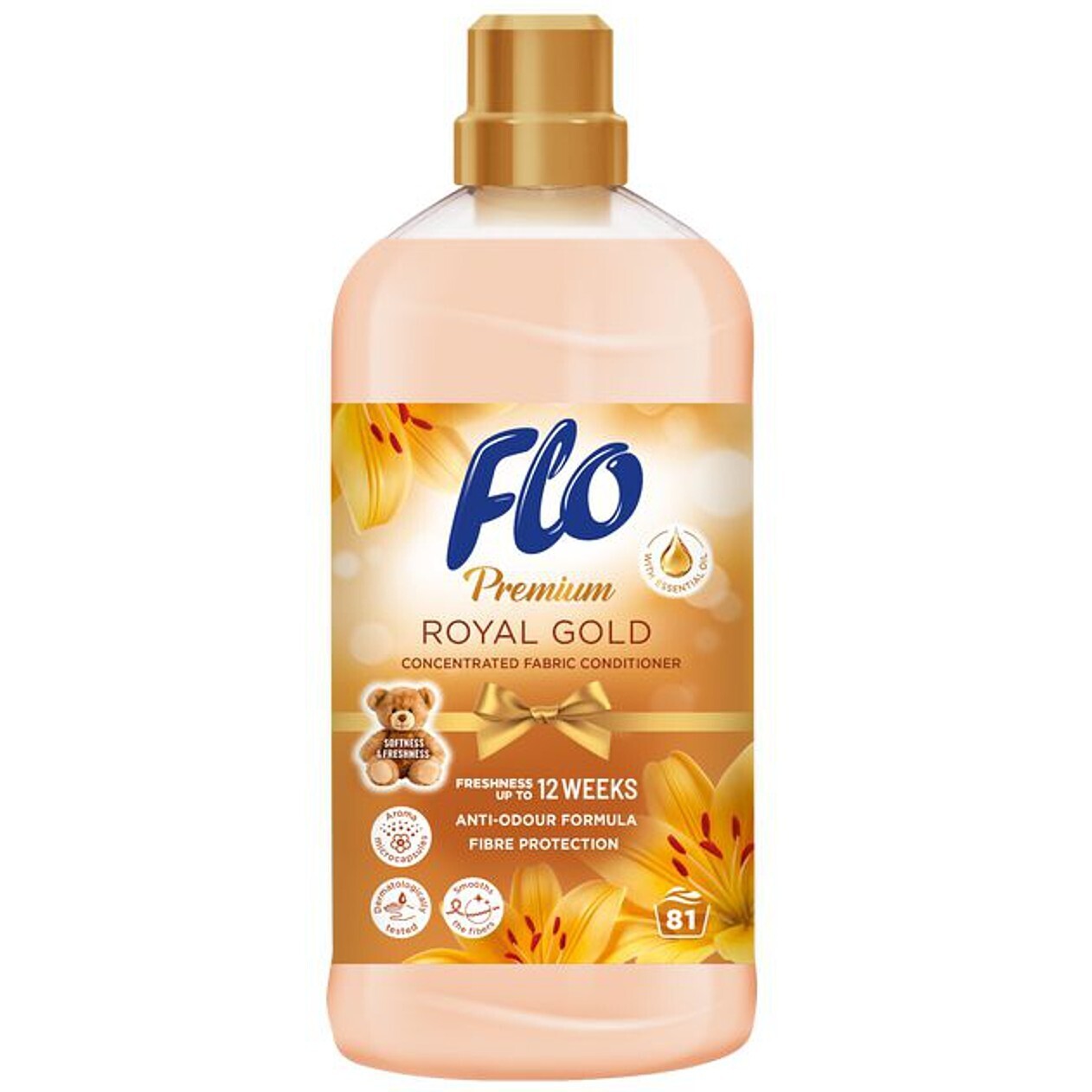 Концентрированный кондиционер для белья Flo Premium Royal Gold 1.8 л фото1