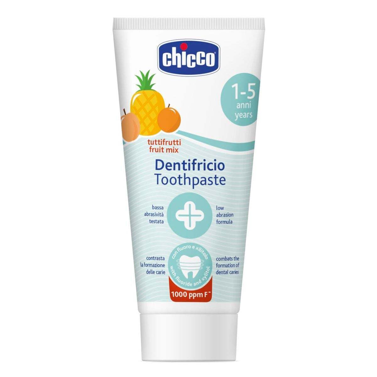 Зубна паста Chicco Tutti Frutti, з фтором, 50 мл (10608.00) фото1