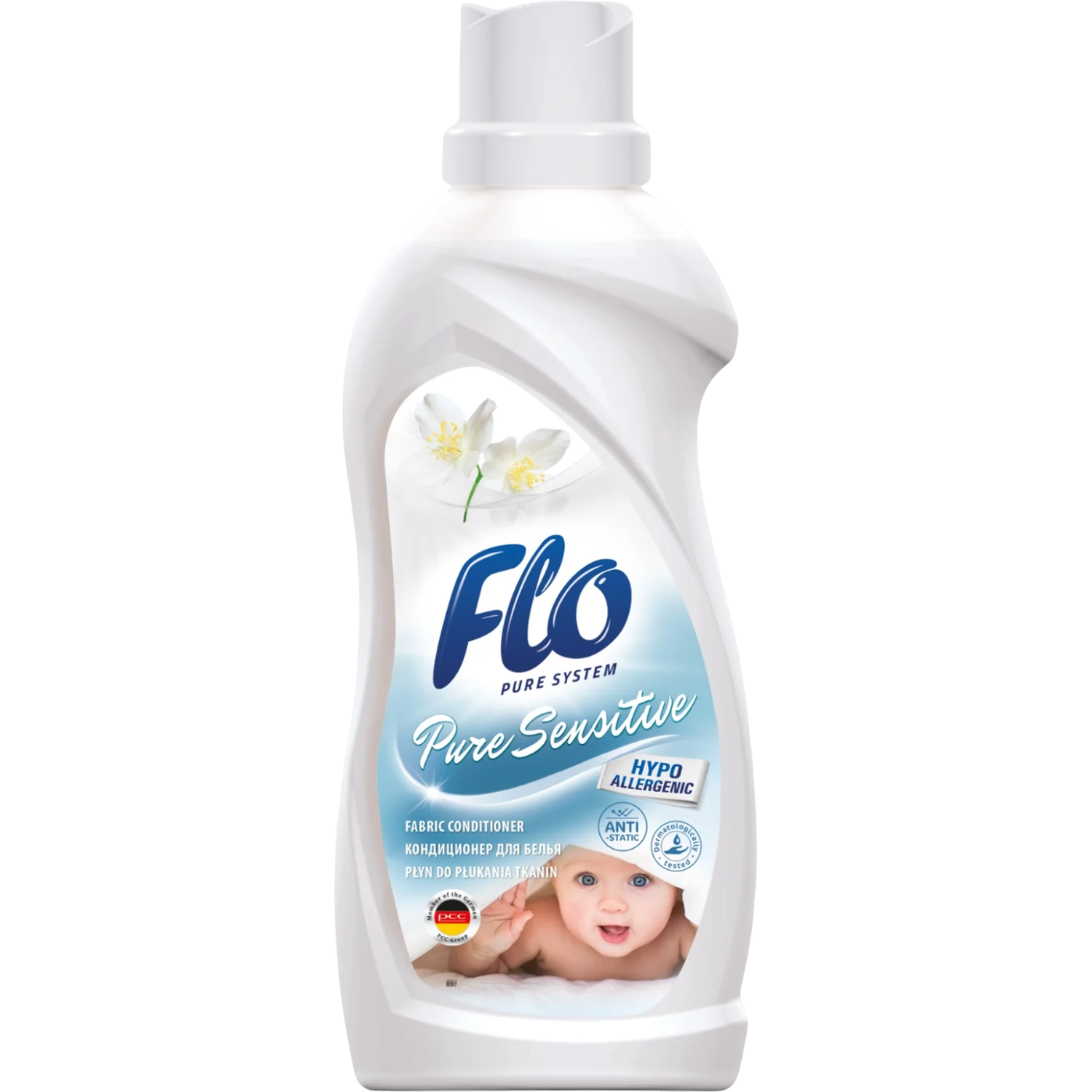 Кондиционер для белья Flo Pure Sensitive 1 л фото1