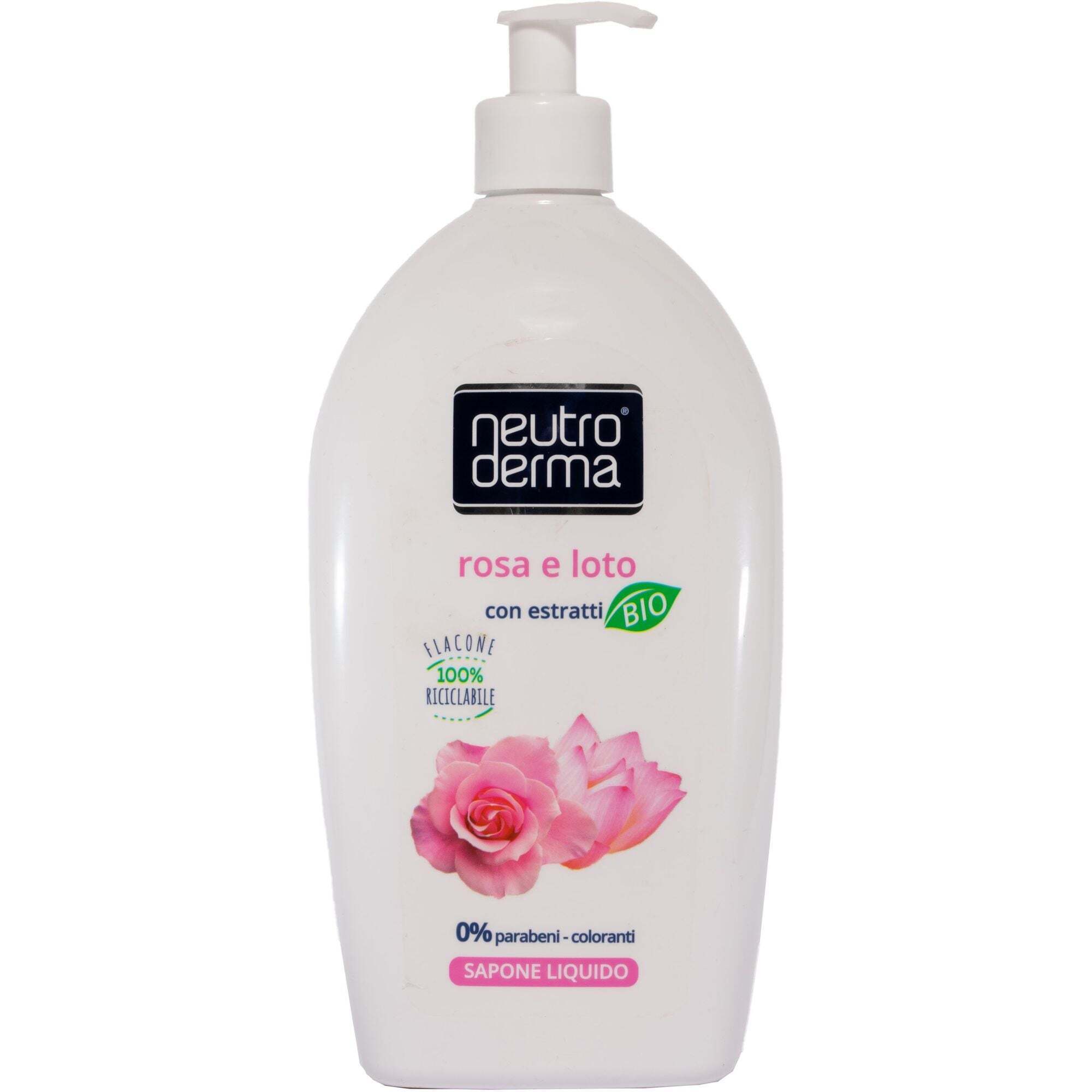 Рідке мило Neutroderma Лотос та Троянда 1 л фото1