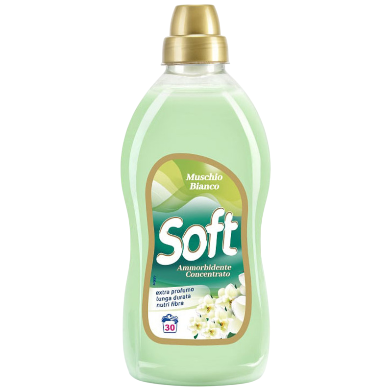 Концентрированный ополаскиватель для белья Soft Белый мускус 750 мл фото1