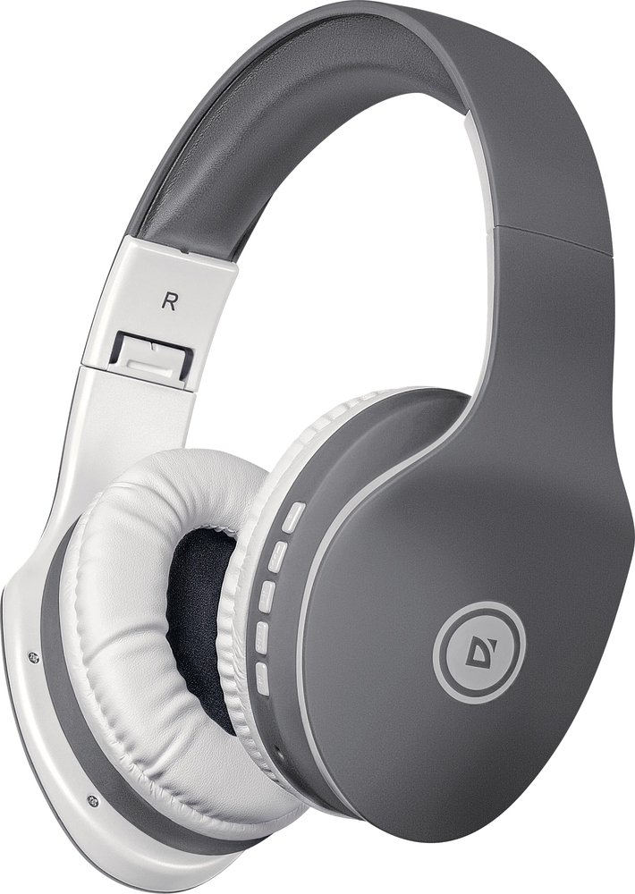 Наушники с микрофоном Defender FreeMotion B525 Bluetooth, White and grey (63527) фото1