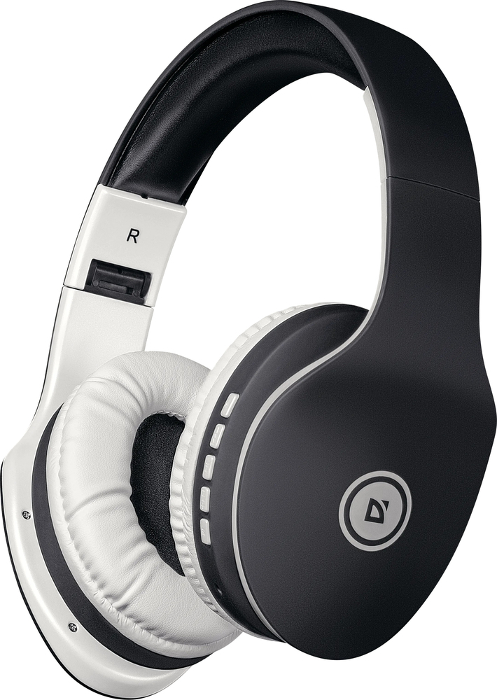 Наушники с микрофоном Defender FreeMotion B525 Bluetooth, Black and white (63525) фото1