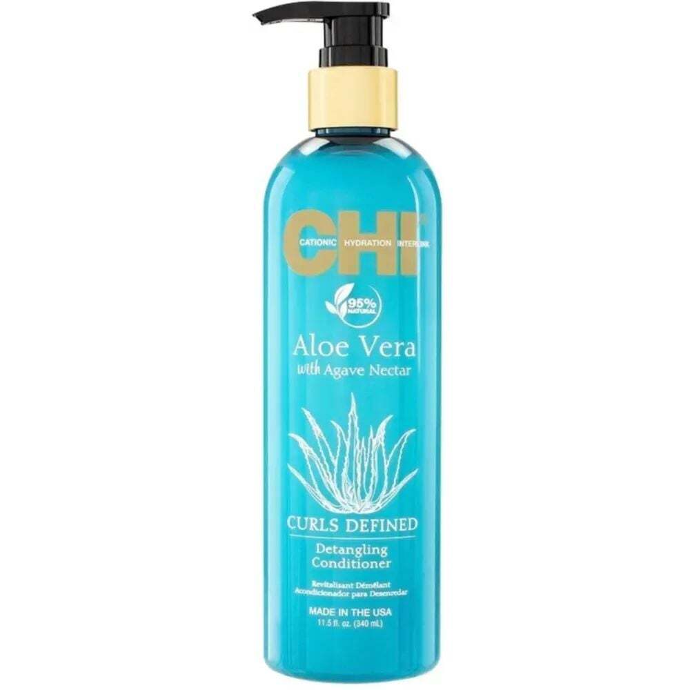 Кондиціонер для кучерявого волосся з алое вера Aloe Vera CHI 340 мл фото1