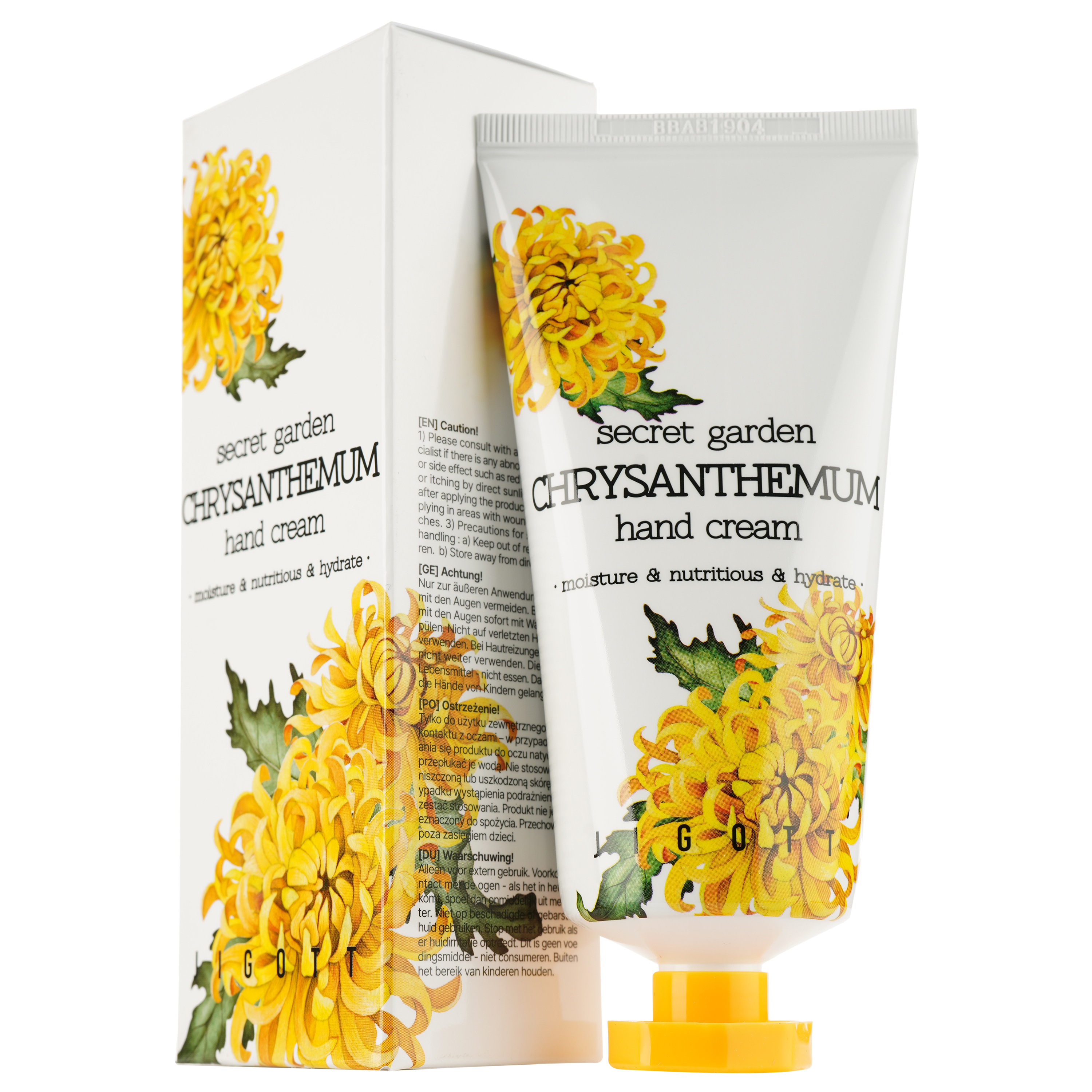 Крем для рук Jigott Secret Garden Chrysanthemum Hand Cream Хризантема, 100 мл фото1