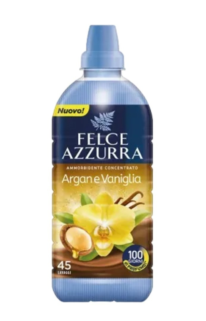 Концентрированный смягчитель для тканей Felce Azzurra Argan & Vanilla 900 мл (8001280413346) фото1
