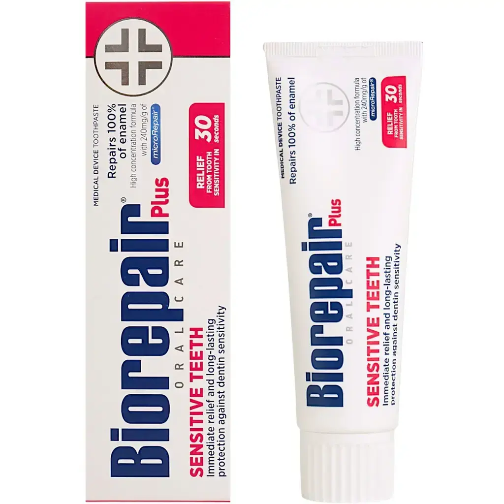 Зубная паста Biorepair Plus Профессиональное лишение чувствительности, 75 мл фото1