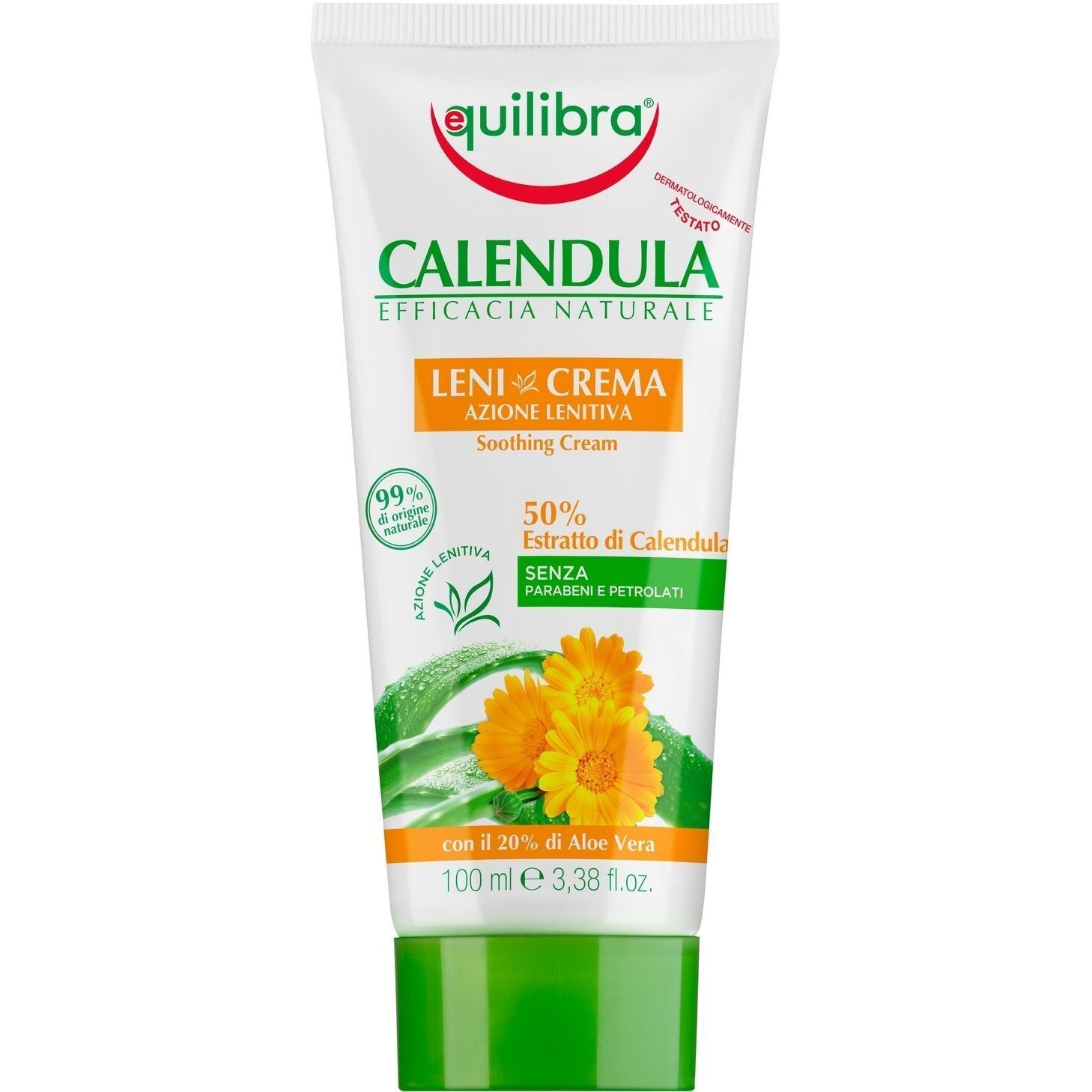 Крем для тіла Equilibra Calendula заспокійливий 100 мл фото1