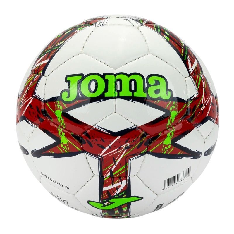 Мяч футбольный Joma DALI III 401412.206.5 5 Бело-красно-салатовый (8445954786723) фото1