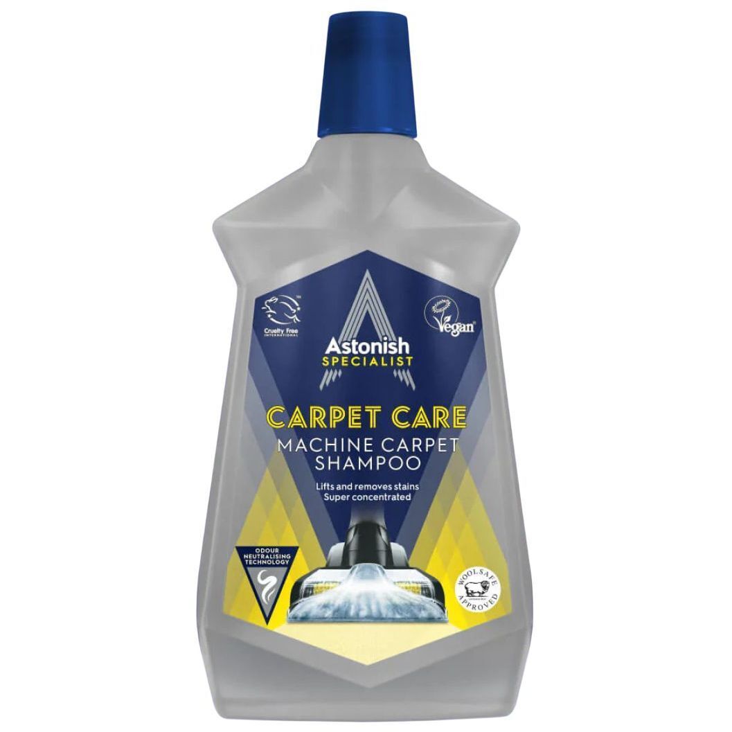 Суперконцентрированный шампунь для пылесосов Astonish с дезинфицирующим эффектом 1 л фото1